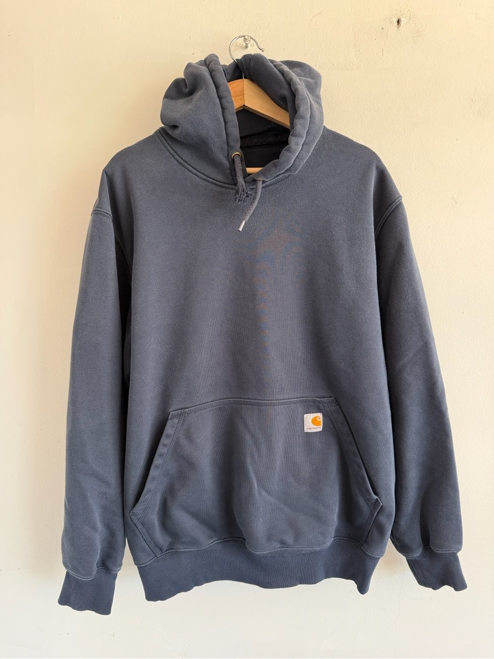 Carhartt Men’s Hooded Sweatshirt in Charcoal Gray